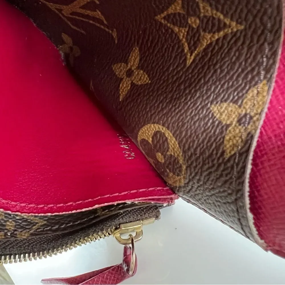 LOUIS VUITTON LONG WALLET MONOGRAM CANVAS BROWN